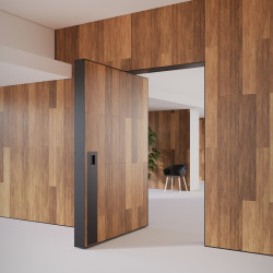 Double-action hinges