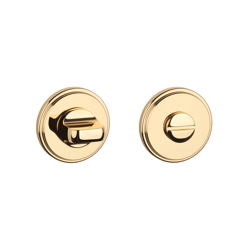 WC thumbturn APRILE RG 7S — polished brass