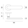 Handle APRILE DEGLASIA R7S — graphite