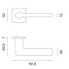 Handle APRILE LILA Q7S — graphite