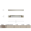 Furniture handle CL351 — black