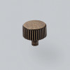 Furniture handle barrington round knob — dark bronze