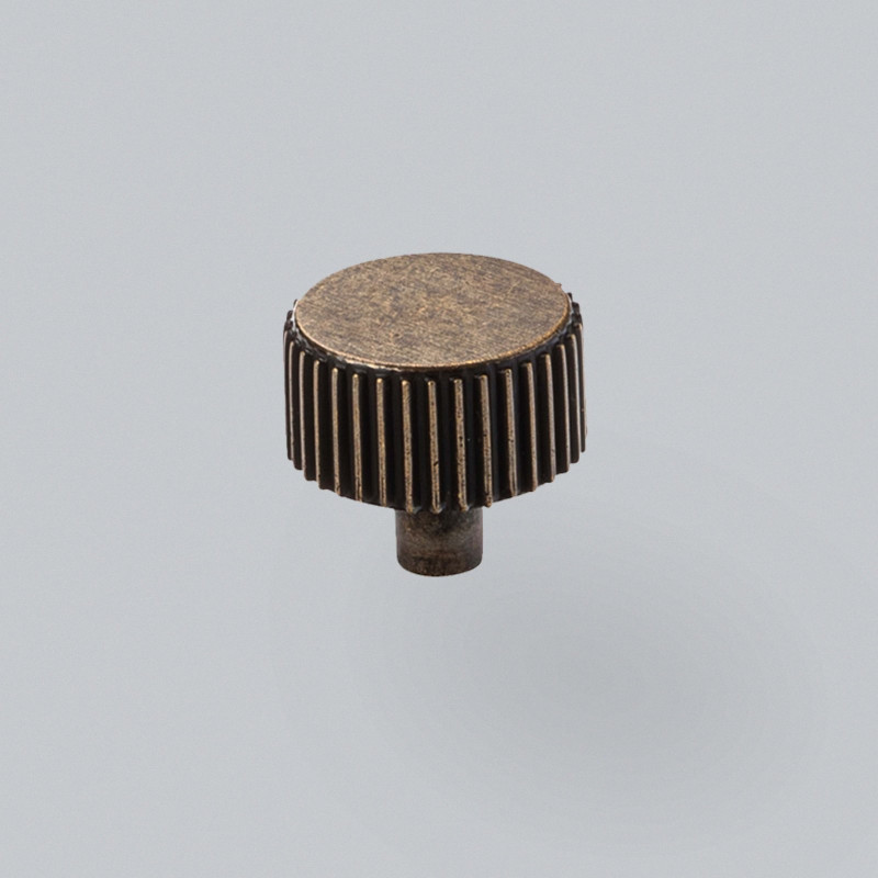 Furniture handle barrington round knob — dark bronze