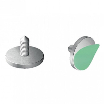 Adhesive pad for door support JNF IN.13.BS.25 — stainless steel