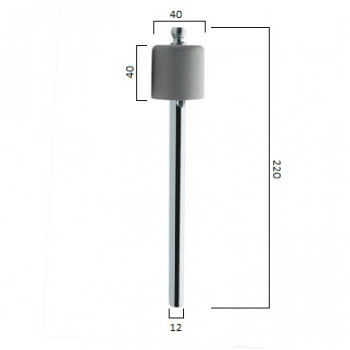 Durvju balsts (naglots) UT880/20 ZN