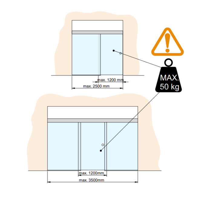 SAHECO dušas kabīnes sistēma VAHO GLASS SV-X50