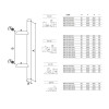 Pull door handle ARIZONA 810 TLT — stainless steel