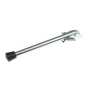 Hinged door catch 220 mm white zinc