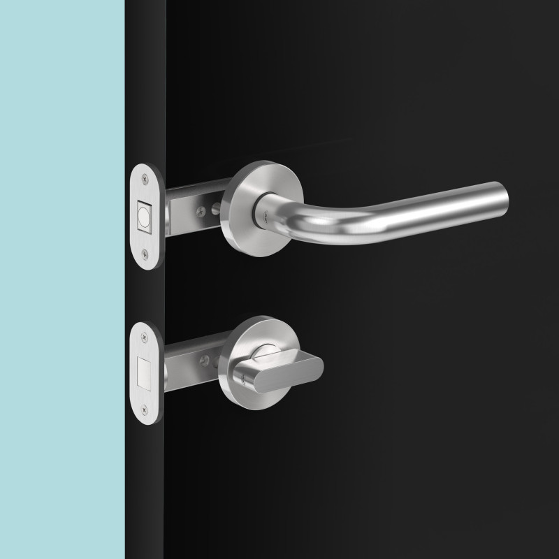 Magnetic lock with plate JNF IN.20.153 — stainless steel