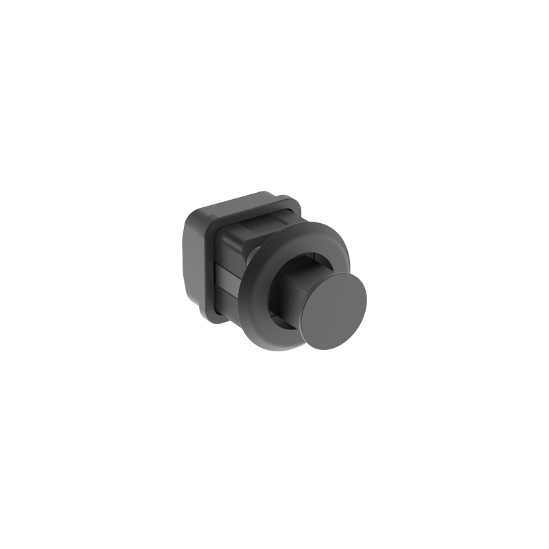 Knob PUSH JNF R IN.22,191 — melna