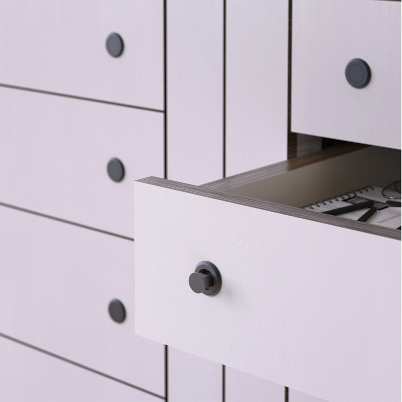 Knob PUSH JNF R IN.22,191 — melna