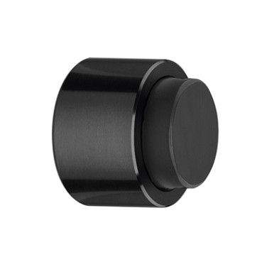 Līmējama durvju atdura JNF IN.13,112.B 20 mm — melna
