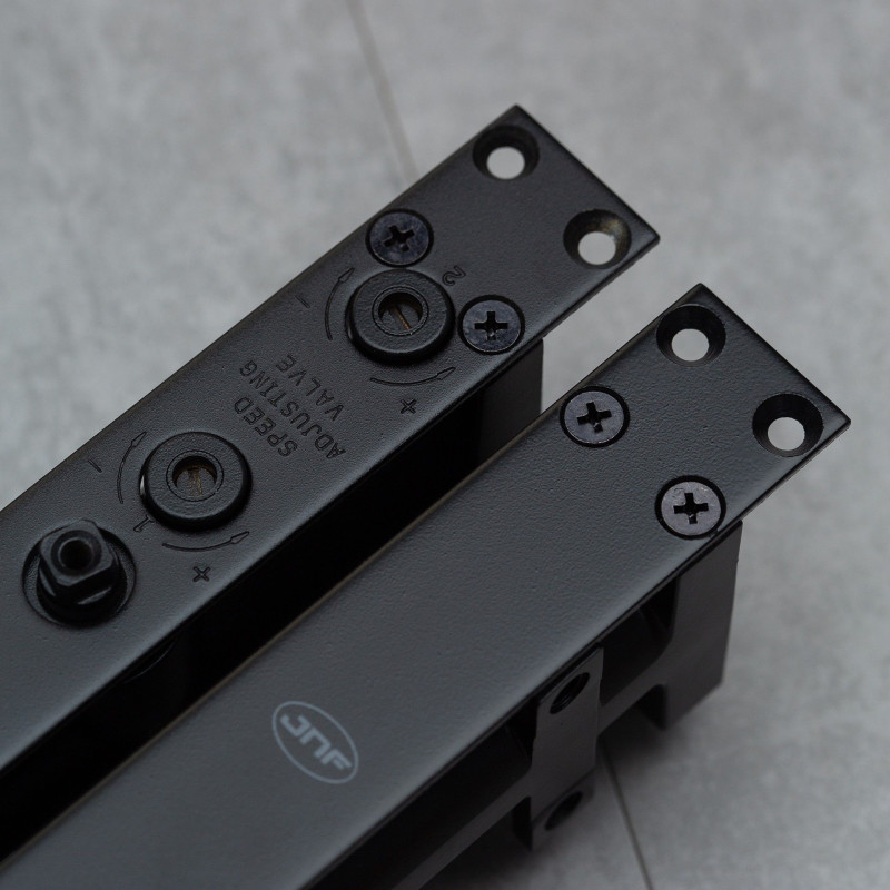 Concealed / milled door closer JNF ML.21.801 black up to 100 kg