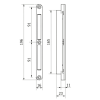 M&T MAGNETIC BLOCK regulējama vērtnes daļa — melna