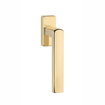 Window handle APRILE HOSTA Q — polished brass