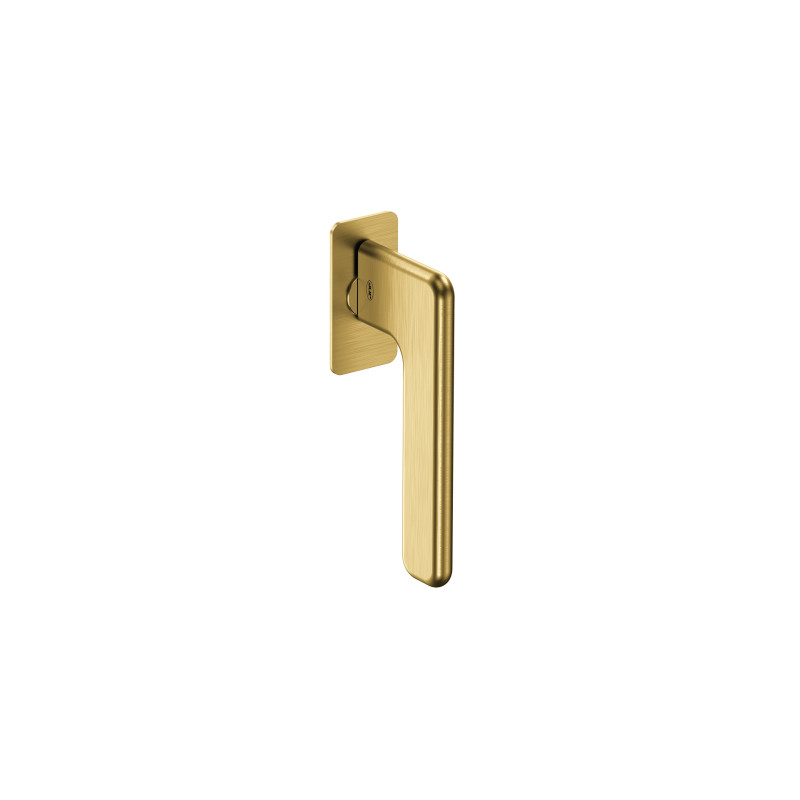 Window handle JNF IN.00.532.DK01R slim — polished brass