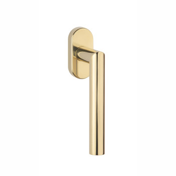 Window handle APRILE ARABIS R — polished brass