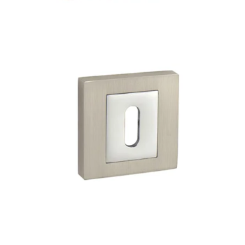 Escutcheons MP Q BB — matt nickel / chrome
