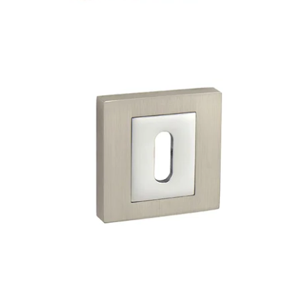 Escutcheons MP Q BB — matt nickel / chrome
