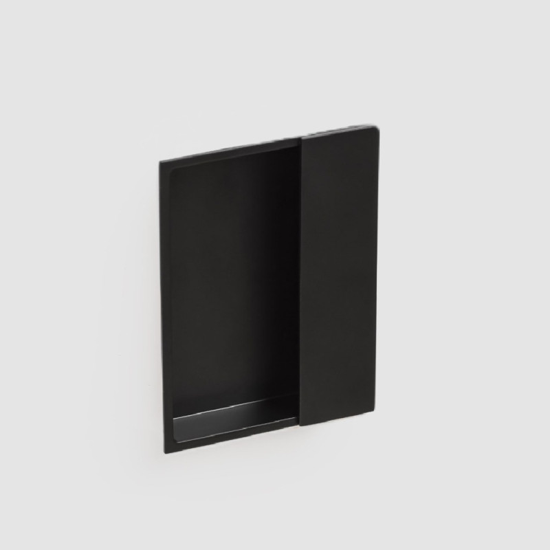 Bīdāmo durvju rokturis NUDA MILES — melna