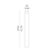 Handle NUDA PURE DECO — black