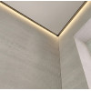 Plasterable ceiling LED profile SHADE — black