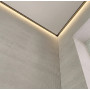 Apmetējamais griestu LED profils SHADE — melns