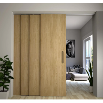 SAHECO teleskopiskā sistēma 2 durvīm ar 2 "SOFT CLOSE" bremzēm līdz 90 kg