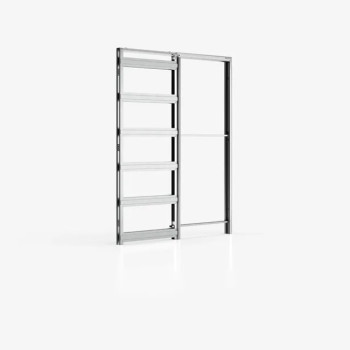 Bezmalu bīdāmo durvju kasete ERMETIKA ABSOLUTE EVOKIT (100 mm / 1 GK)