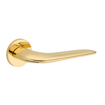 Handle TUPAI 4163 R5S 01 — polished brass