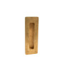 Sliding door handle TUPAI 4181 Q — natural brass
