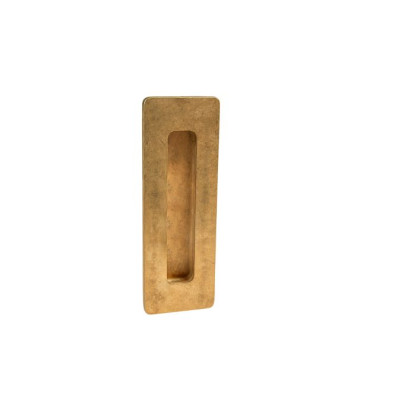 Sliding door handle TUPAI 4181 Q — natural brass
