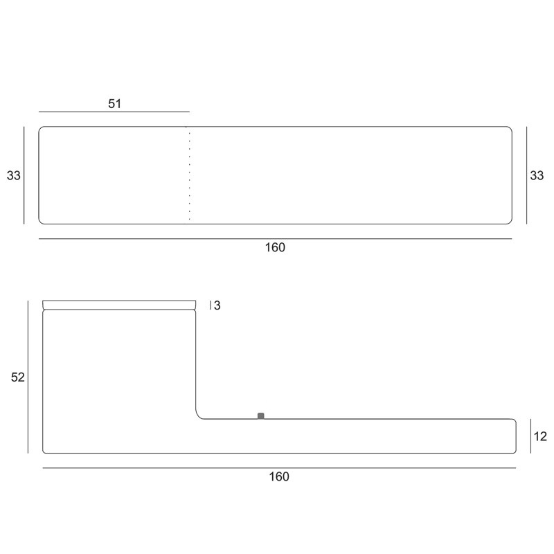 Handle VDS IMPERIA — black