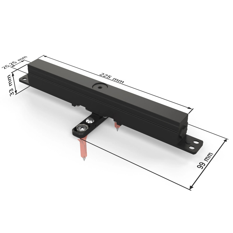 Svārsts PORTA PIVOT eņģe STEALTHPIVOT XL
