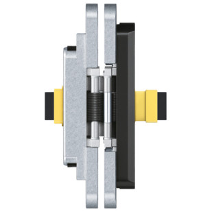 Slēptās eņģes TECTUS TE 240 3D ENERGY — matēts hroms (60 kg)
