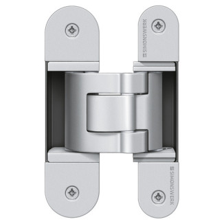 Slēptās eņģes TECTUS TE 311 3D FVZ 40 — matēts hroms (60 kg)