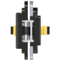 Slēptās eņģes TECTUS TE 340 3D ENERGY — matēts hroms (80 kg)