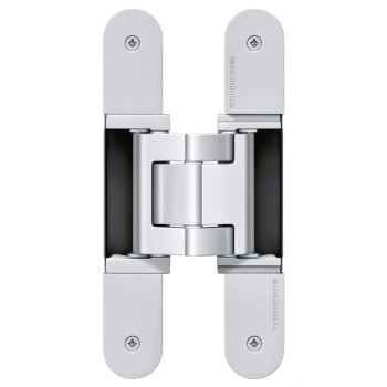 Hidden hinge TECTUS TE 540 3D A8 — matt chrome (100 kg)