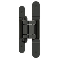 Slēpta durvju eņģe ar aizkaru TECTUS TE 380 3D — melns (60 kg)