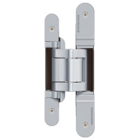Slēpta durvju eņģe ar pārkari TECTUS TE 380 3D — matēts hroms (60 kg)