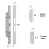 Magnetic lock Bonaiti MATCH PASSAGE MOD. 375 — white