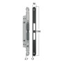 Magnētiskā slēdzene Bonaiti MATCH PASSAGE MOD. 375 — melna