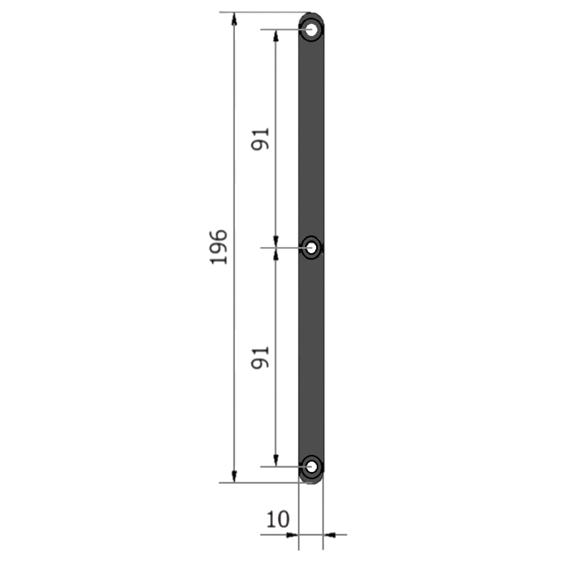 M&T MAGNETIC BLOCK STANDARD neregulējama vērtnes daļa — melna