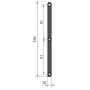 M&T MAGNETIC BLOCK STANDARD neregulējama vērtnes daļa — melna