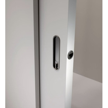 Bīdāmo durvju rokturis PAMAR 2647 Z WC — matēts hroms